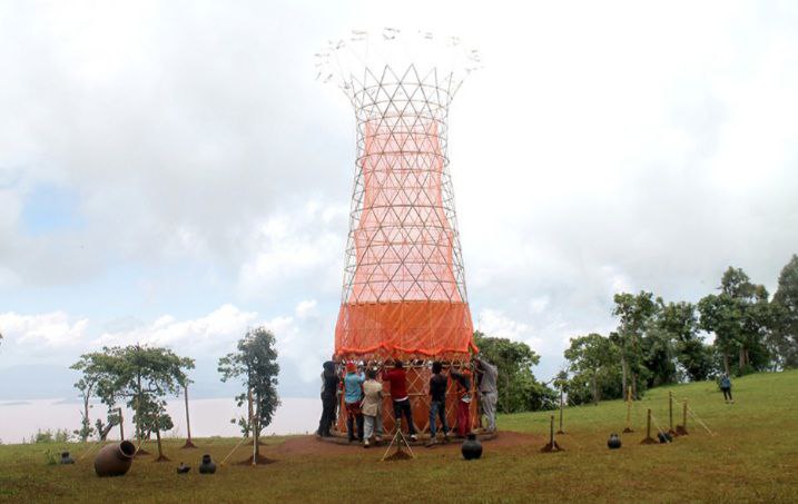 Warka-Water-Nebelfänger