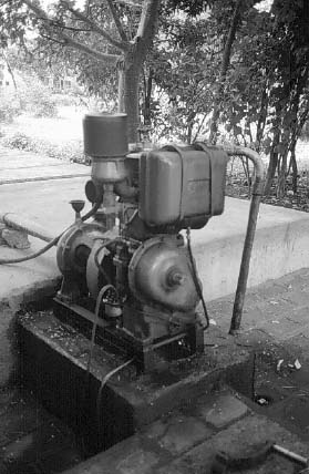 Figure 1: Diesel-driven pump © Practical Action