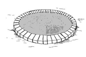 Figure 15: Casting a flat roof from concrete