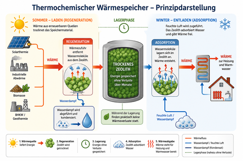 Thermochemischer-Wärmespeicher