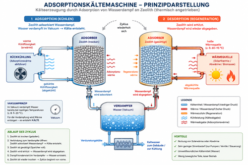 Adsorptionskaeltemaschine