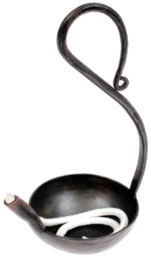 Geschmiedete Öllampe